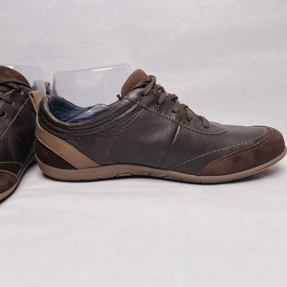 Vionic 555 Willa Sneakers Womens Sz 7 Brown Leather Lace Up Orthaheel Technology - Picture 6 of 11